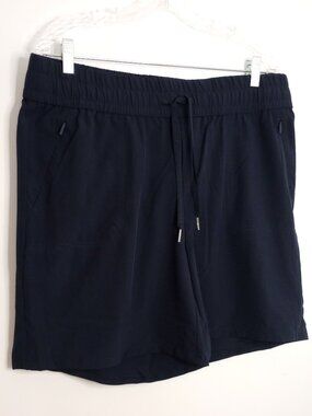 Zenergy Neema Navy Casual 7" Activewear Shorts Sz 2.5